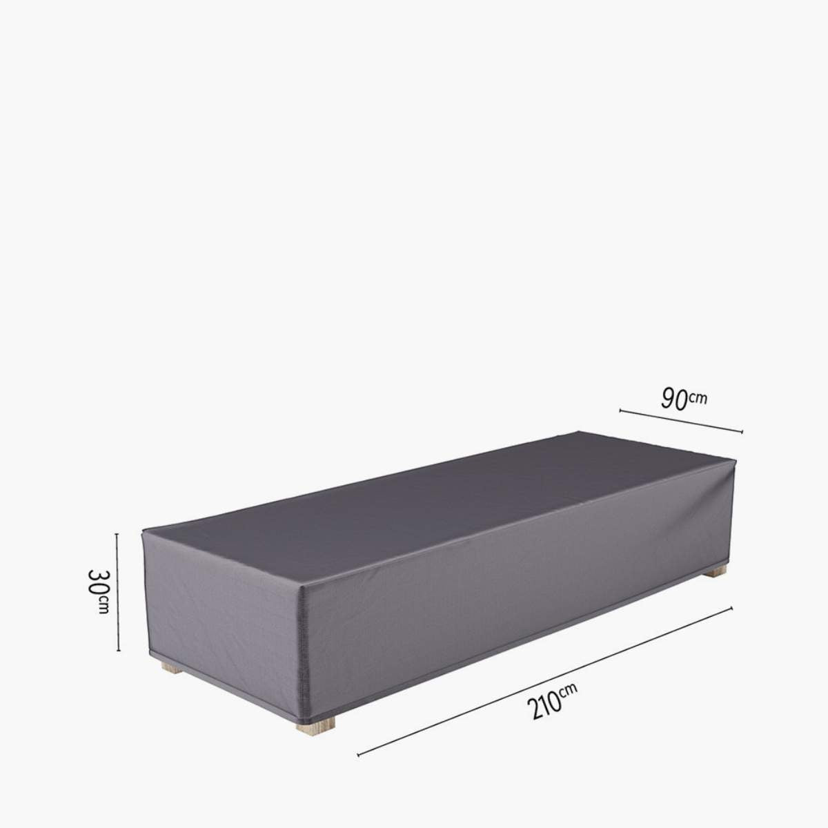 Pacific Lifestyle Sunbed Aerocover 210x90x30cm high