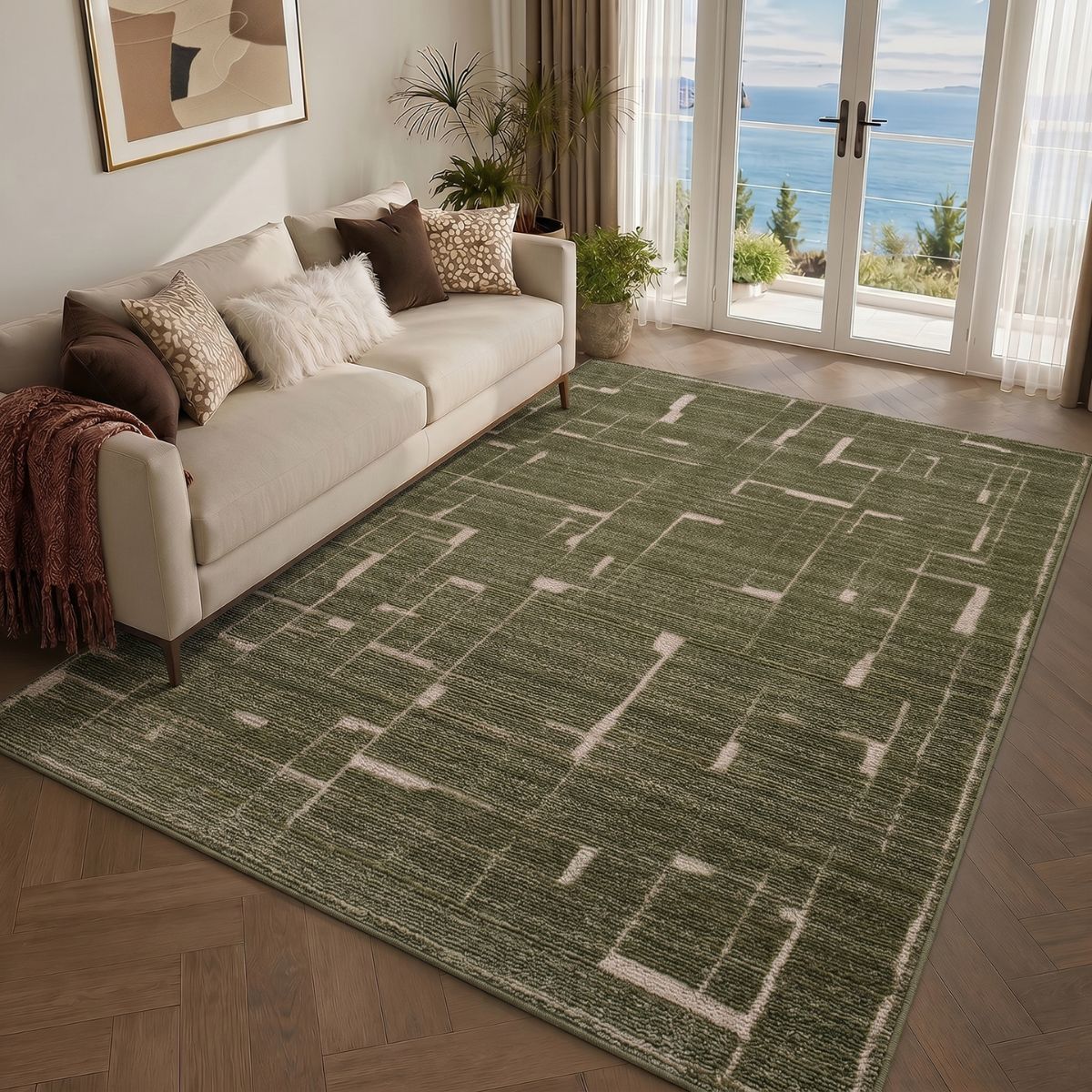 Surya Livabliss Alba Modern Graphic Rug