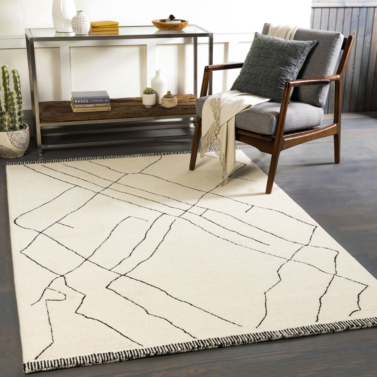 Surya Livabliss Arsenal Global Hand Tufted Wool Rug