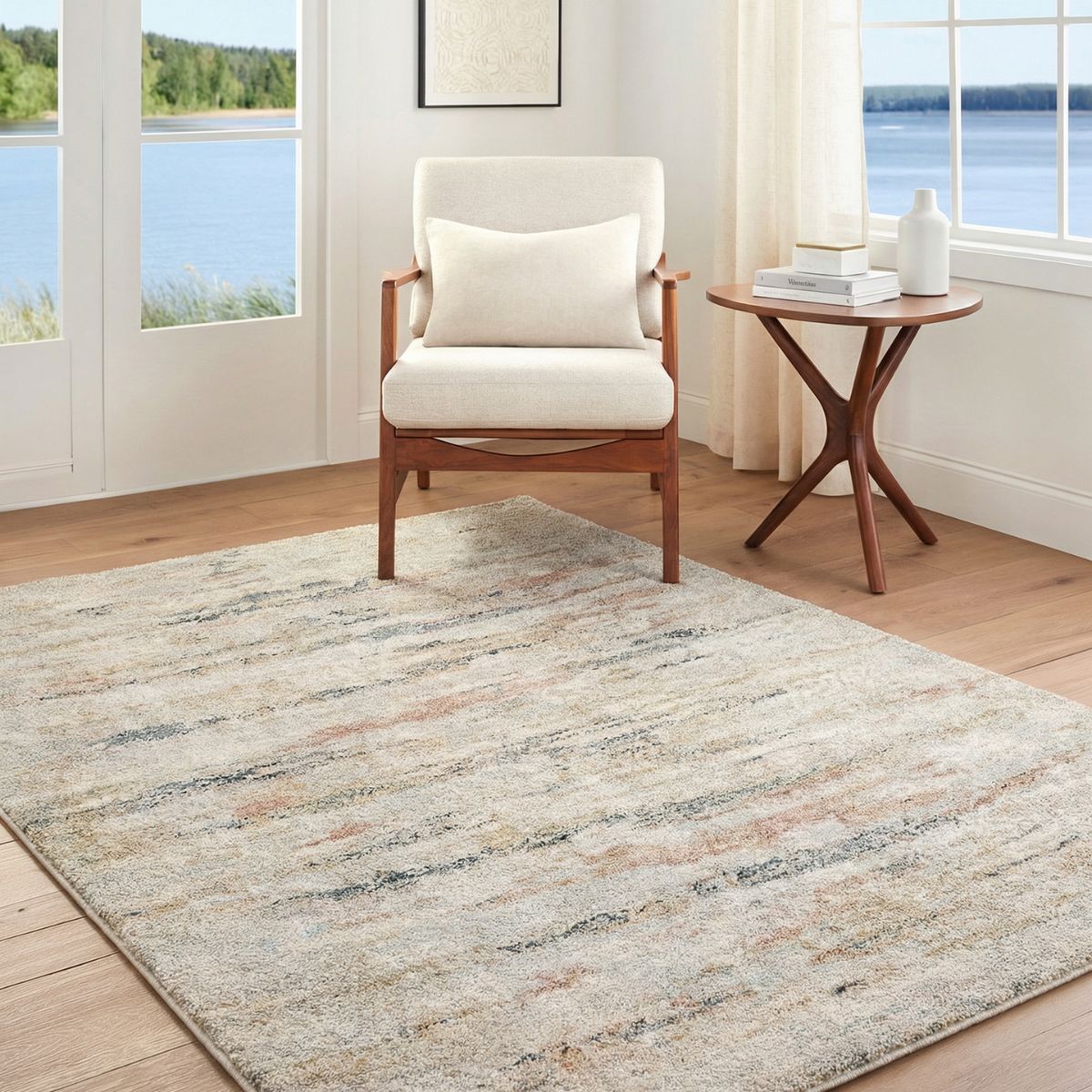 Surya Livabliss Avellino Abstract Modern Marble High Pile Rug