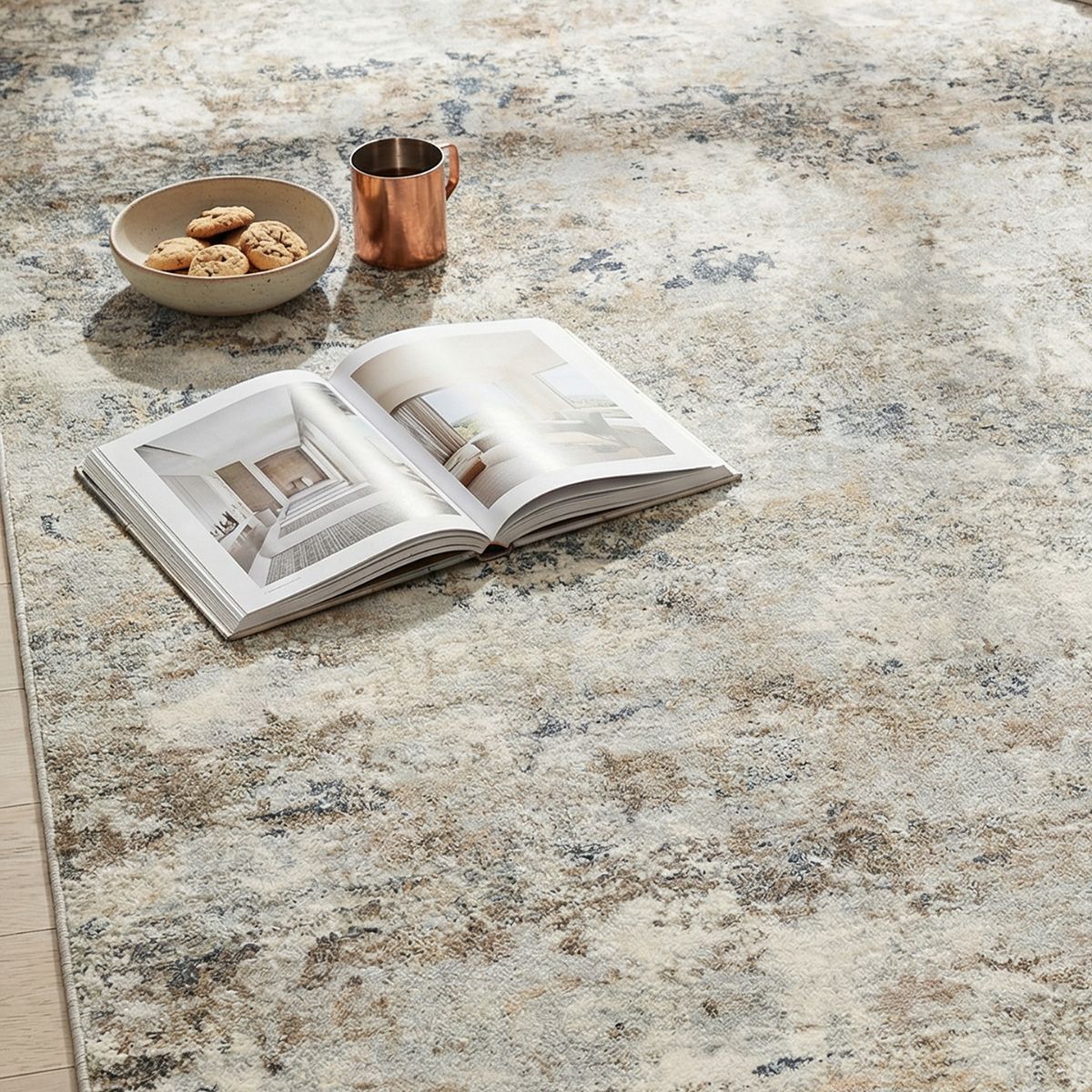 Surya Livabliss Avellino Abstract Modern Marble High Pile Rug