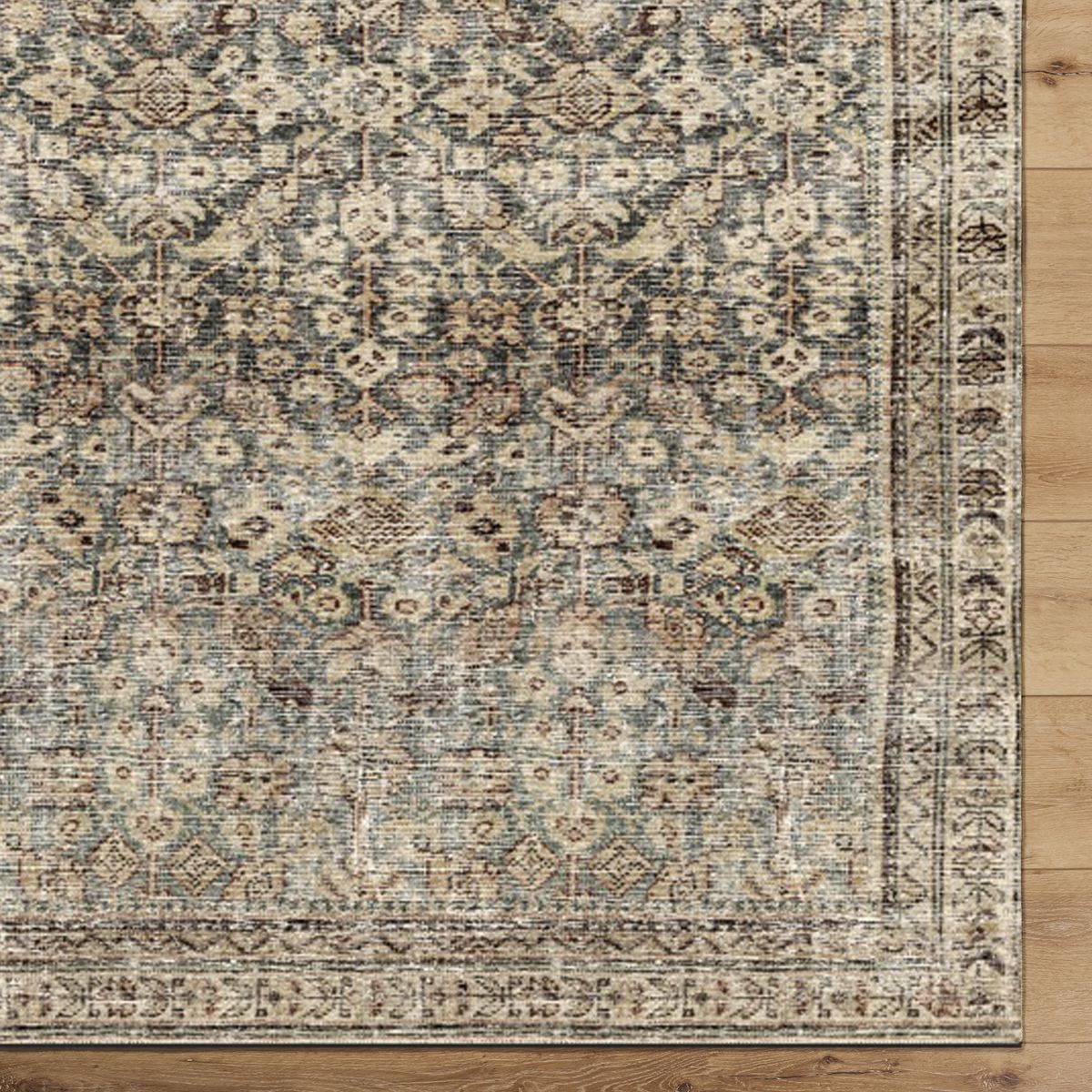 Surya Livabliss Collins Avenue Galey Alix Vintage Traditional Vintage Boho Fringe Rug