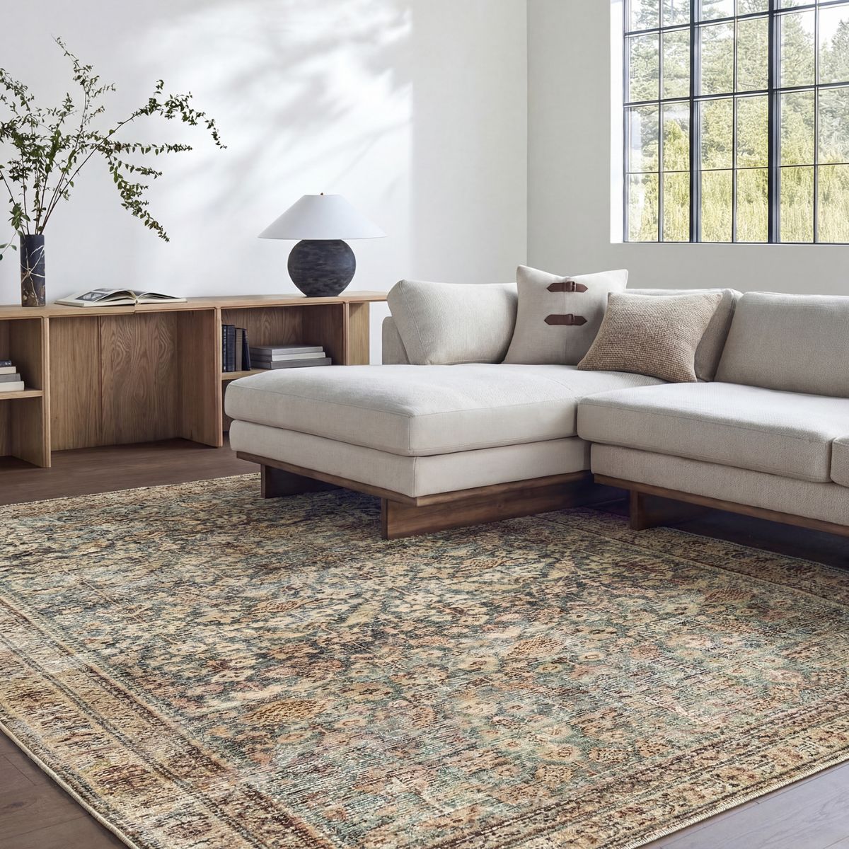 Surya Livabliss Collins Avenue Galey Alix Vintage Traditional Vintage Boho Fringe Rug