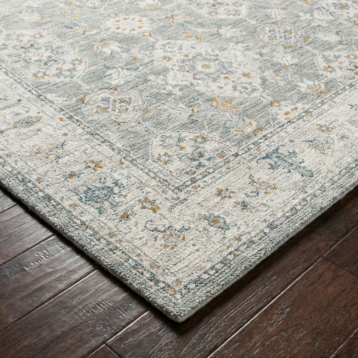 Surya Livabliss Dresden Vintage Traditional Boho Fringe Rug