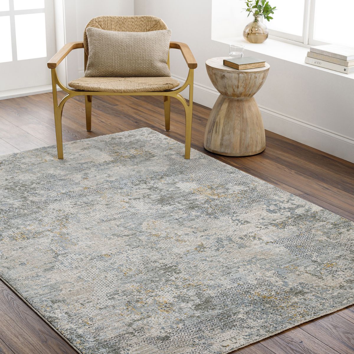 Surya Livabliss Dresden Vintage Traditional Boho Fringe Rug