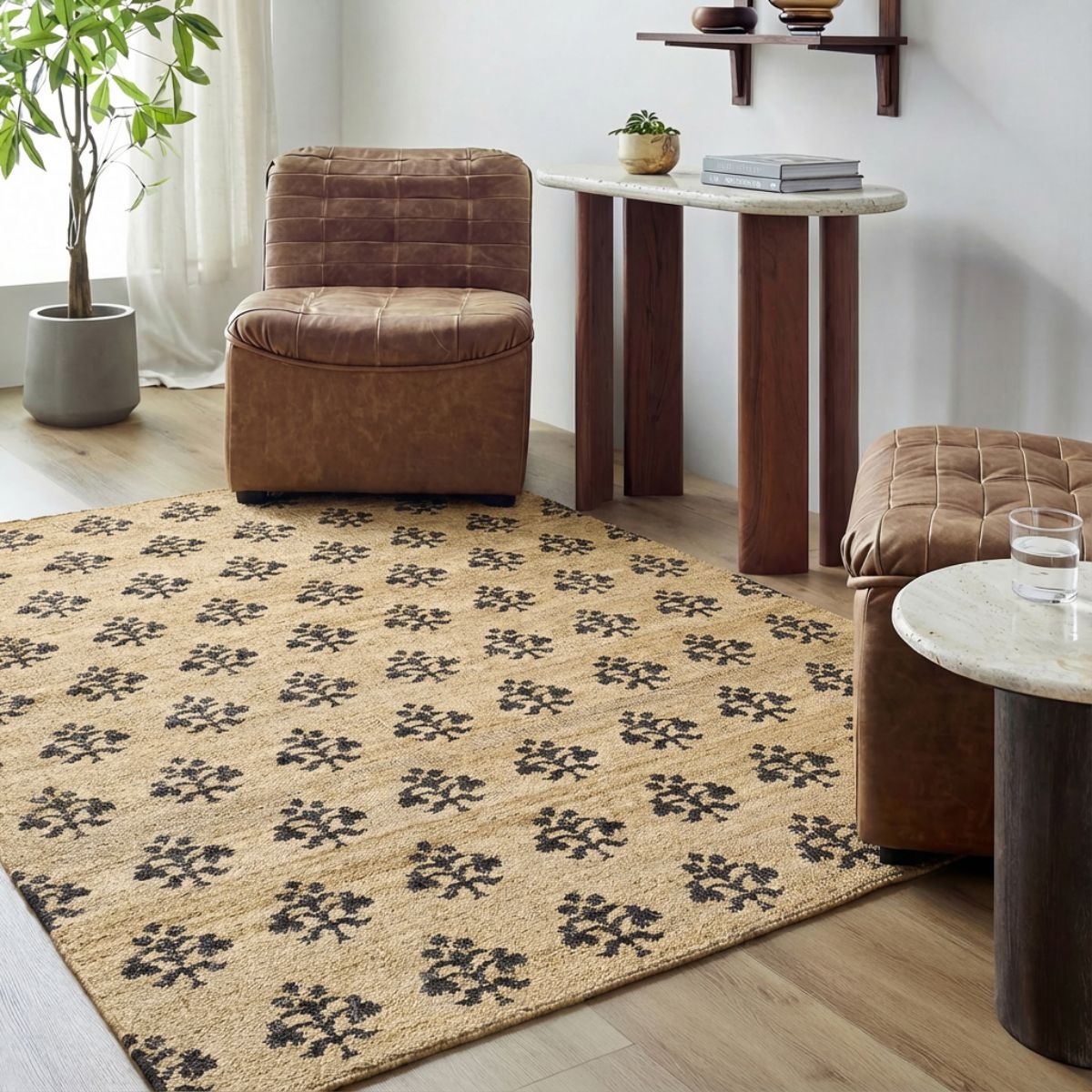 Surya Livabliss Fiorina Modern Jute Wool Modern Rug