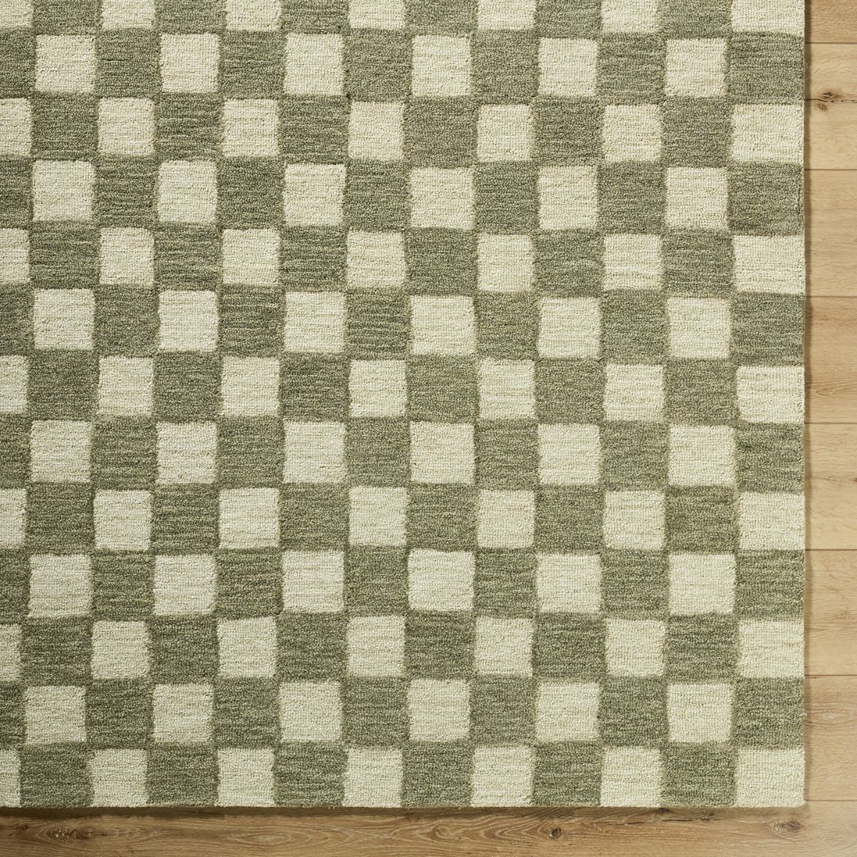 Surya Livabliss Klopp Modern Wool Checkboard Rug