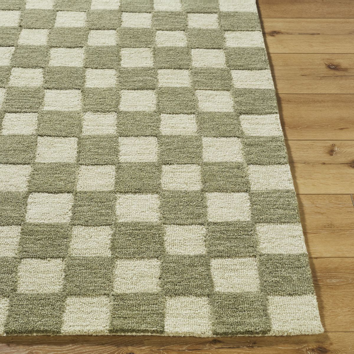 Surya Livabliss Klopp Modern Wool Checkboard Rug