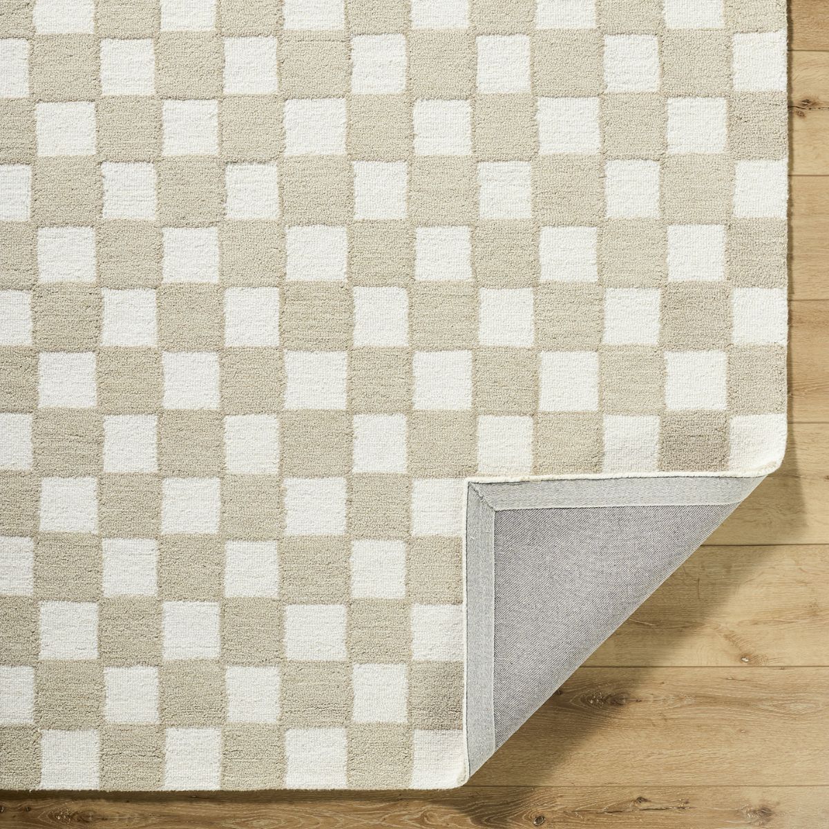 Surya Livabliss Klopp Modern Wool Checkboard Rug