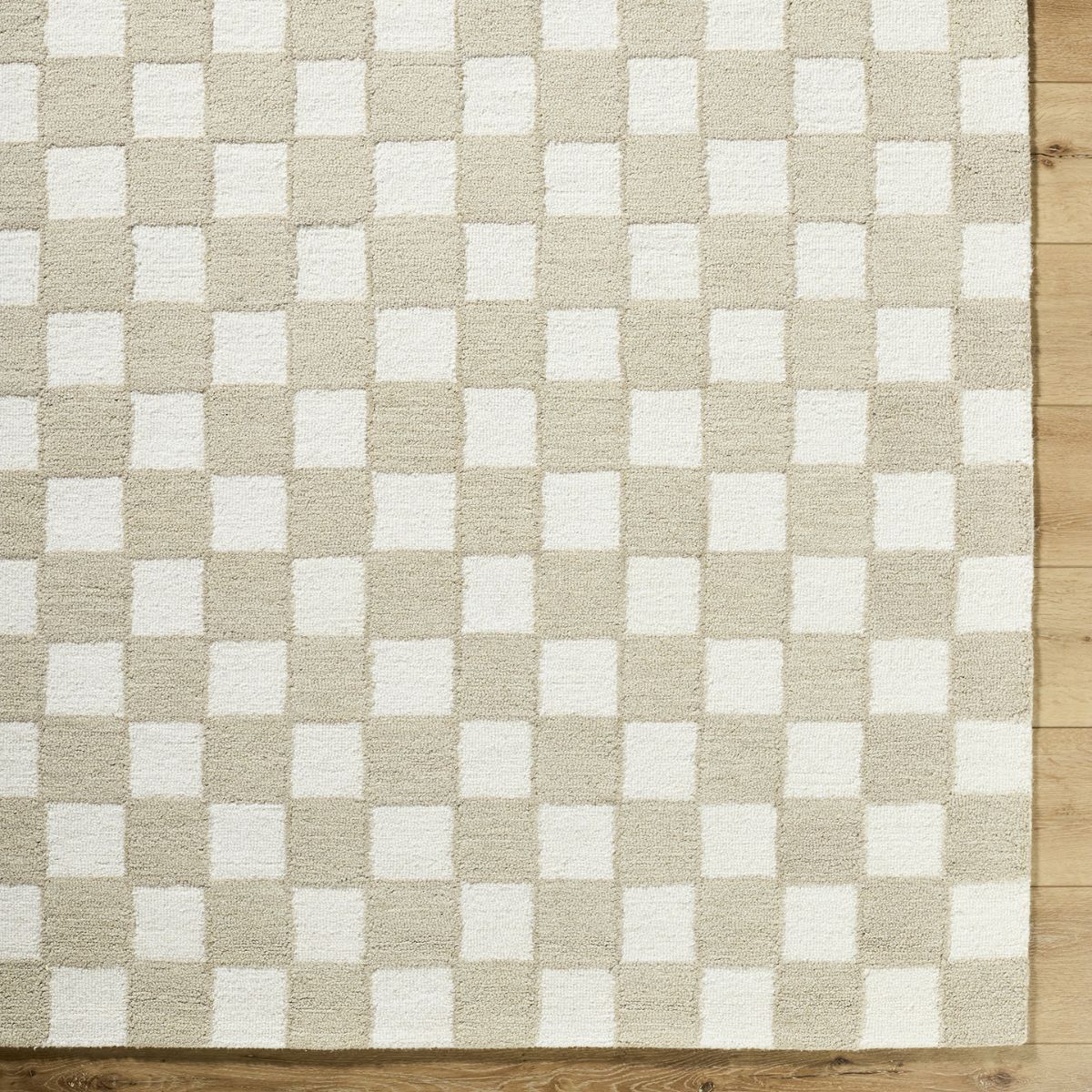 Surya Livabliss Klopp Modern Wool Checkboard Rug