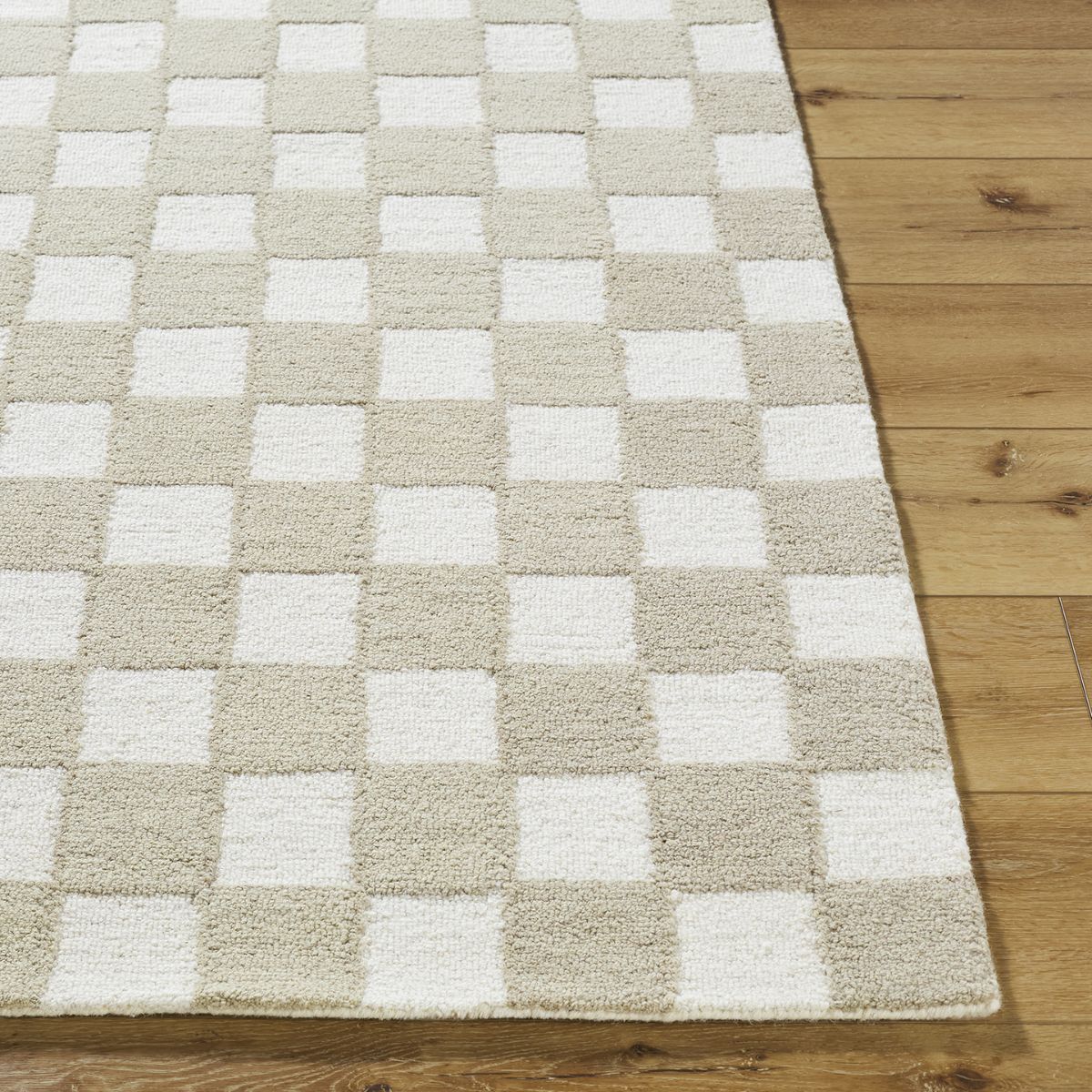 Surya Livabliss Klopp Modern Wool Checkboard Rug