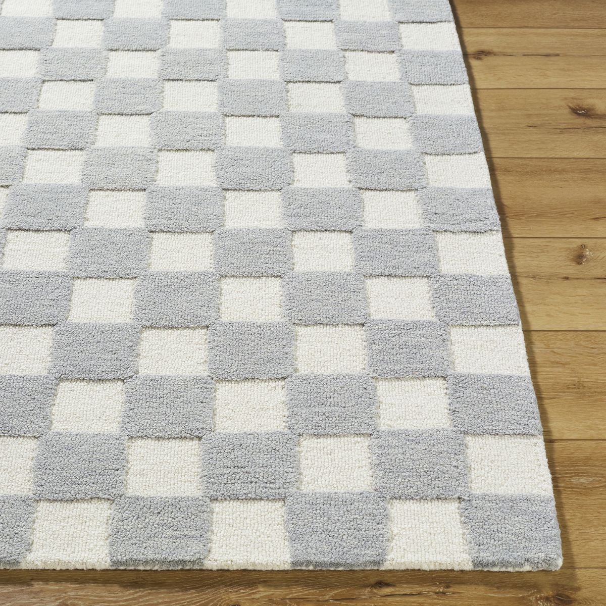 Surya Livabliss Klopp Modern Wool Checkboard Rug
