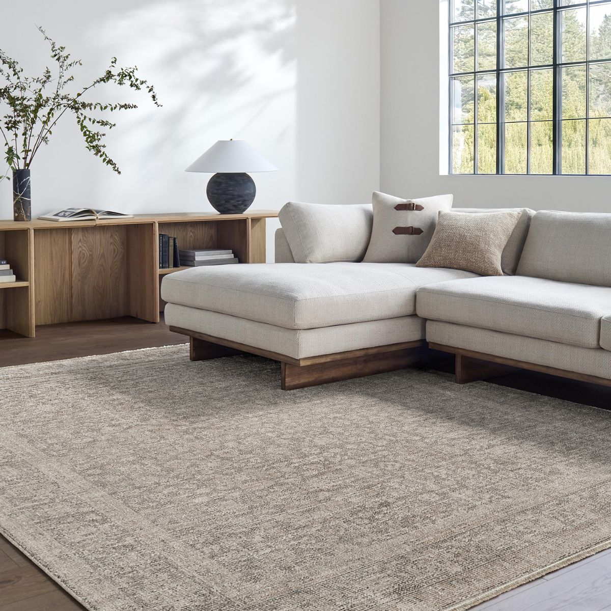 Surya Livabliss Maria Elena Galey Alix Vintage Traditional Vintage Boho Fringe Rug
