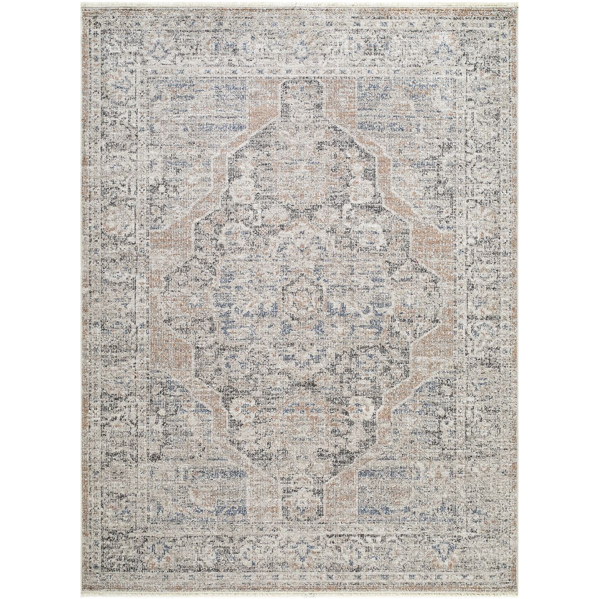 Surya Livabliss Maria Elena Galey Alix Vintage Traditional Vintage Boho Fringe Rug