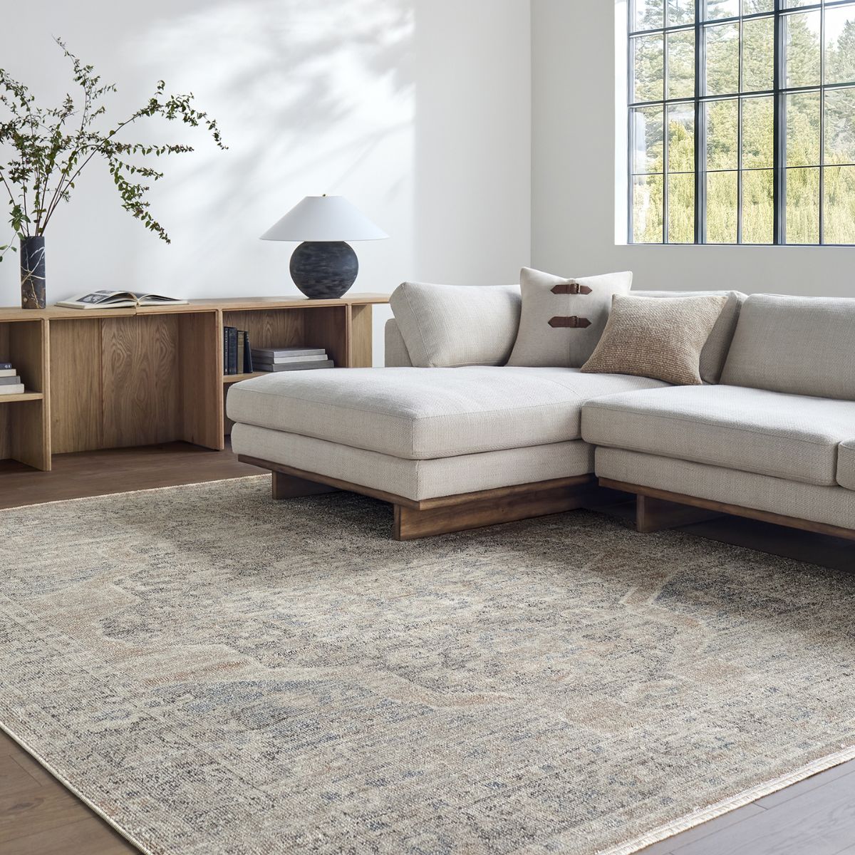 Surya Livabliss Maria Elena Galey Alix Vintage Traditional Vintage Boho Fringe Rug