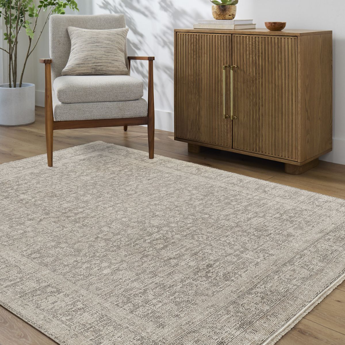Surya Livabliss Maria Elena Galey Alix Vintage Traditional Vintage Boho Fringe Rug