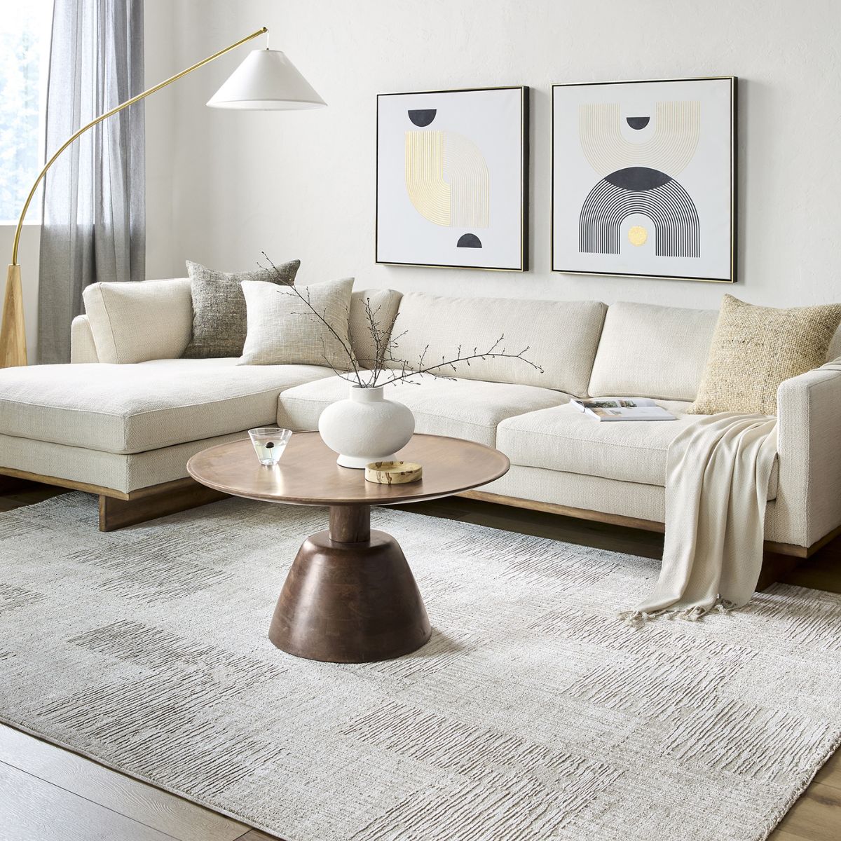 Surya Livabliss Masterpiece Modern Graphic Fringe Rug