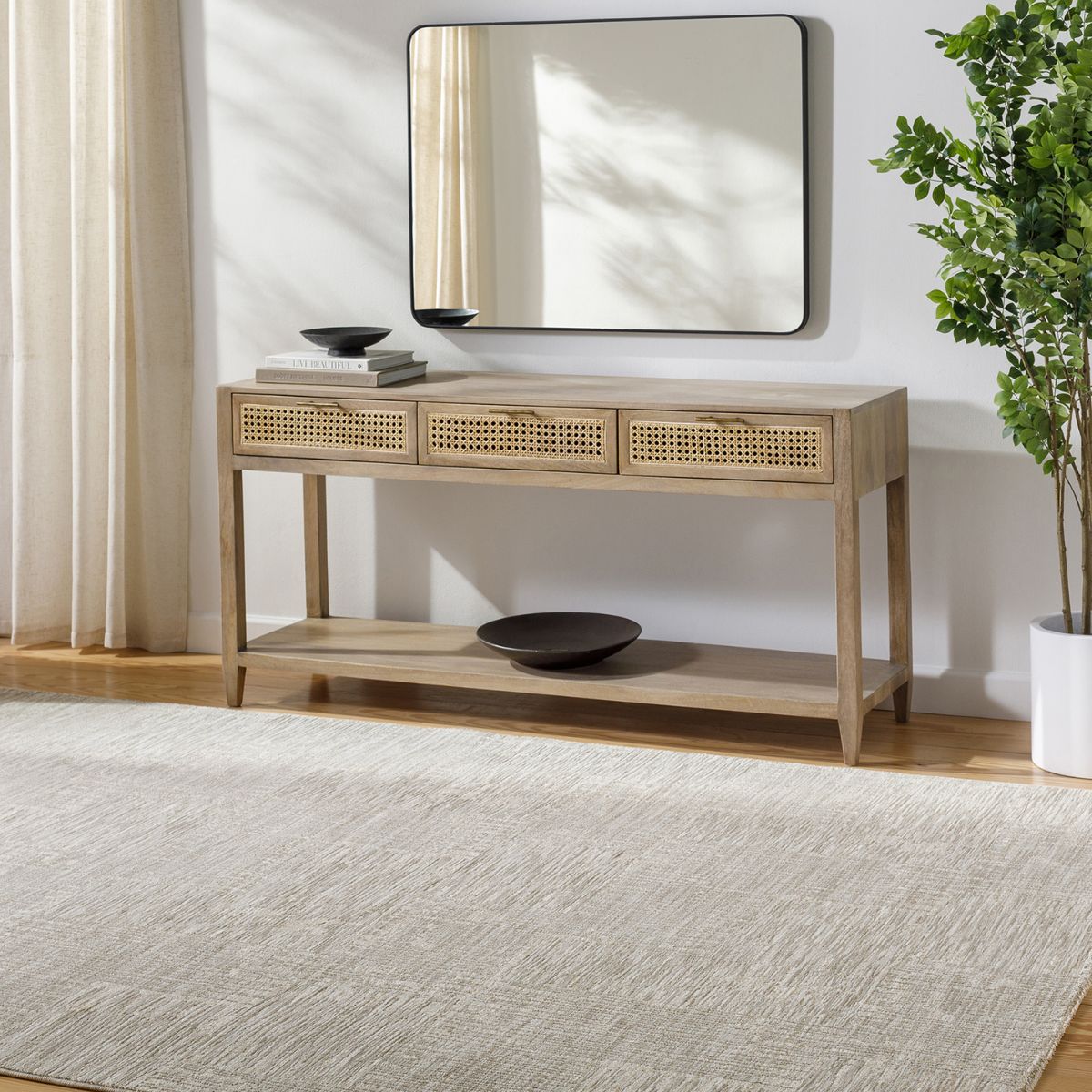 Surya Livabliss Masterpiece Modern Graphic Fringe Rug