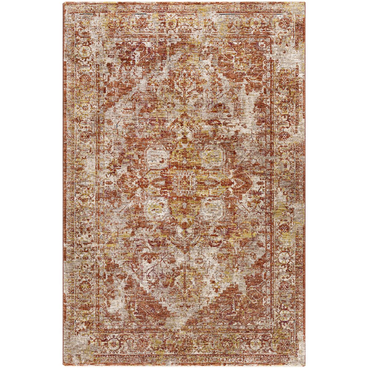 Surya Livabliss Mirabel Vintage Traditional Boho Fringe Rug