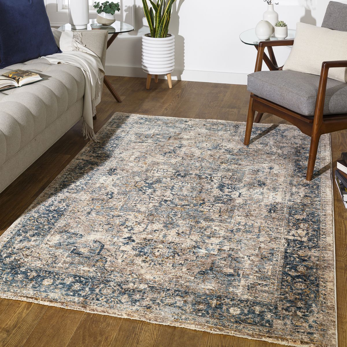 Surya Livabliss Mirabel Vintage Traditional Boho Fringe Rug