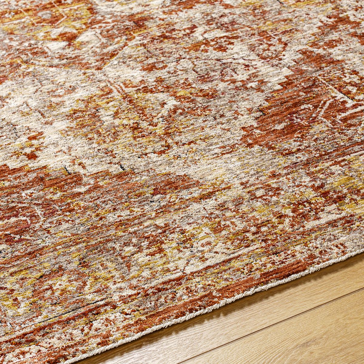Surya Livabliss Mirabel Vintage Traditional Boho Fringe Rug
