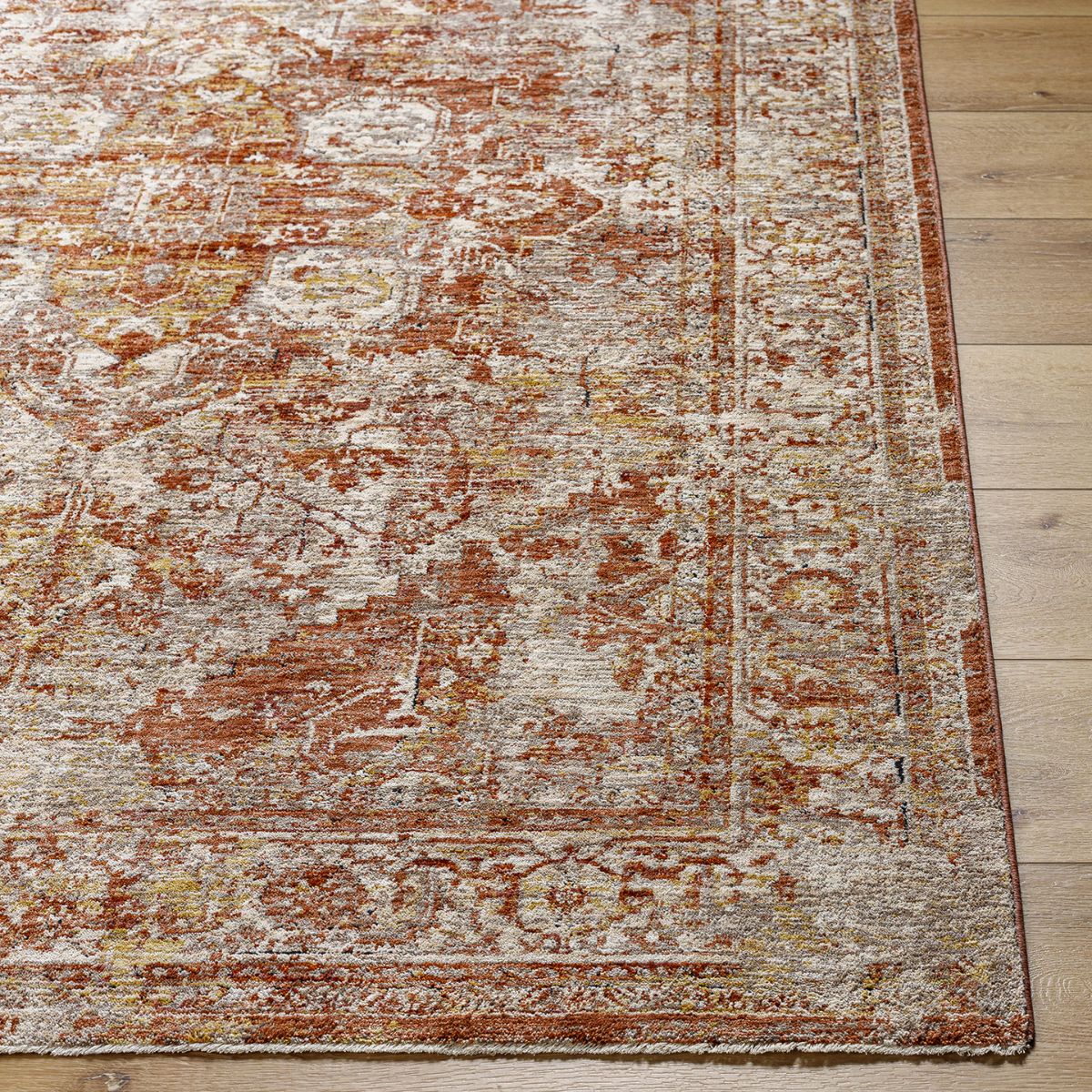 Surya Livabliss Mirabel Vintage Traditional Boho Fringe Rug