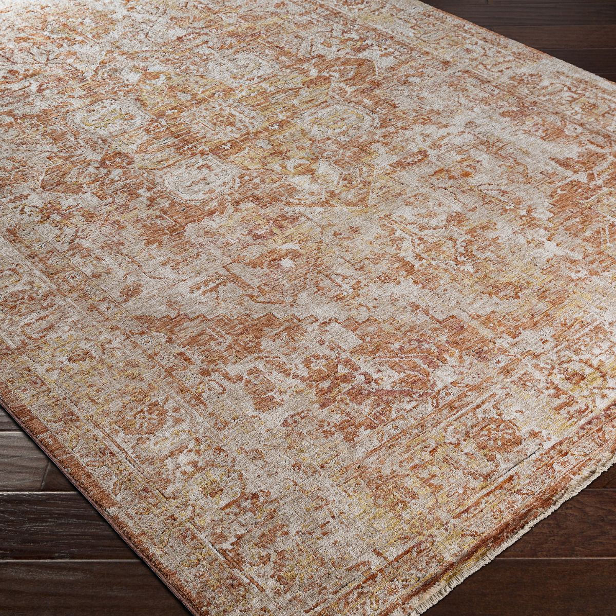 Surya Livabliss Mirabel Vintage Traditional Boho Fringe Rug