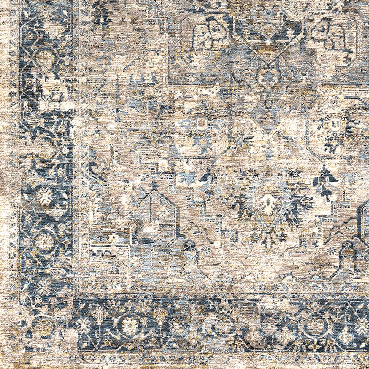 Surya Livabliss Mirabel Vintage Traditional Boho Fringe Rug