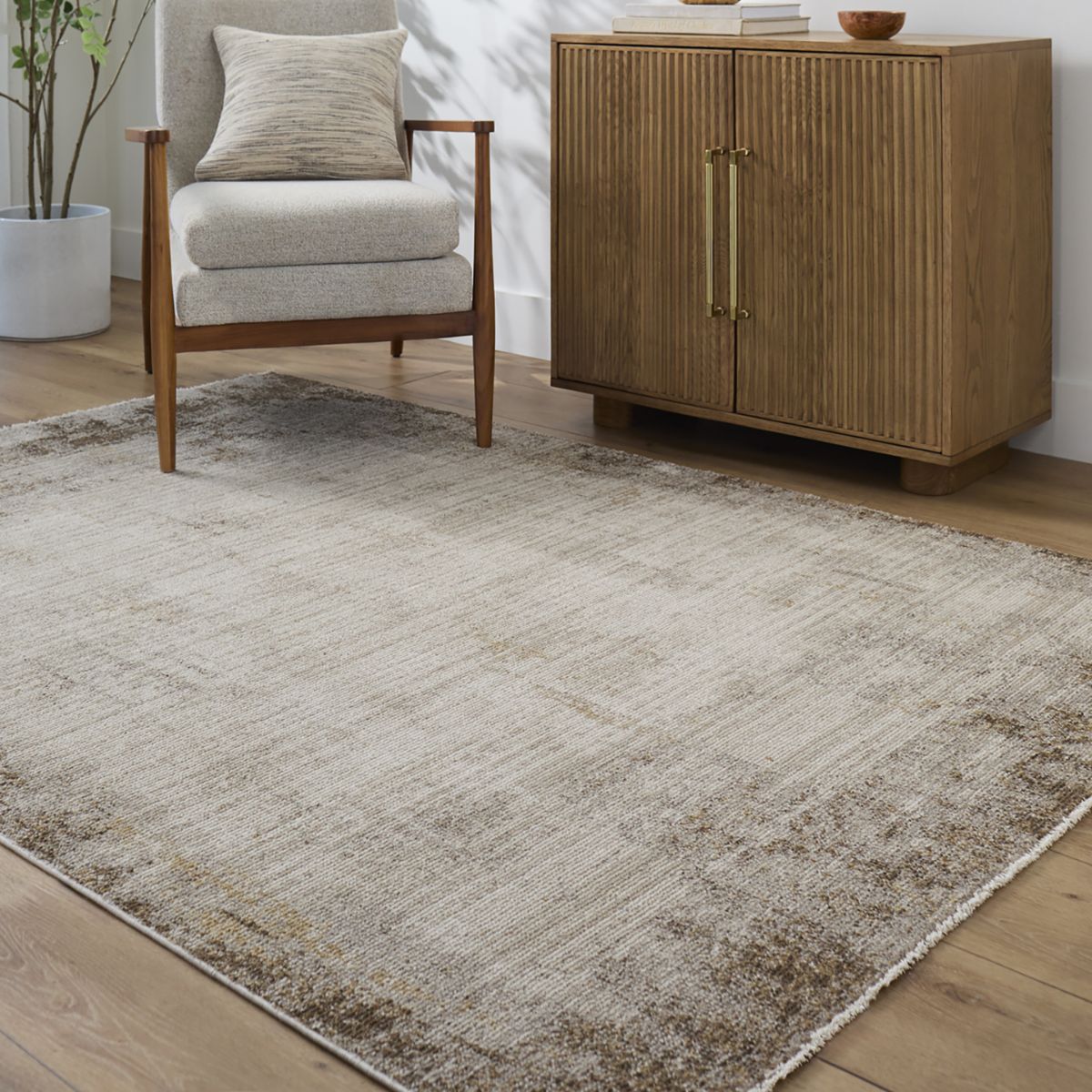 Surya Livabliss Myrtle Avenue IV Galey Alix Abstract Modern Marble Fringe Rug