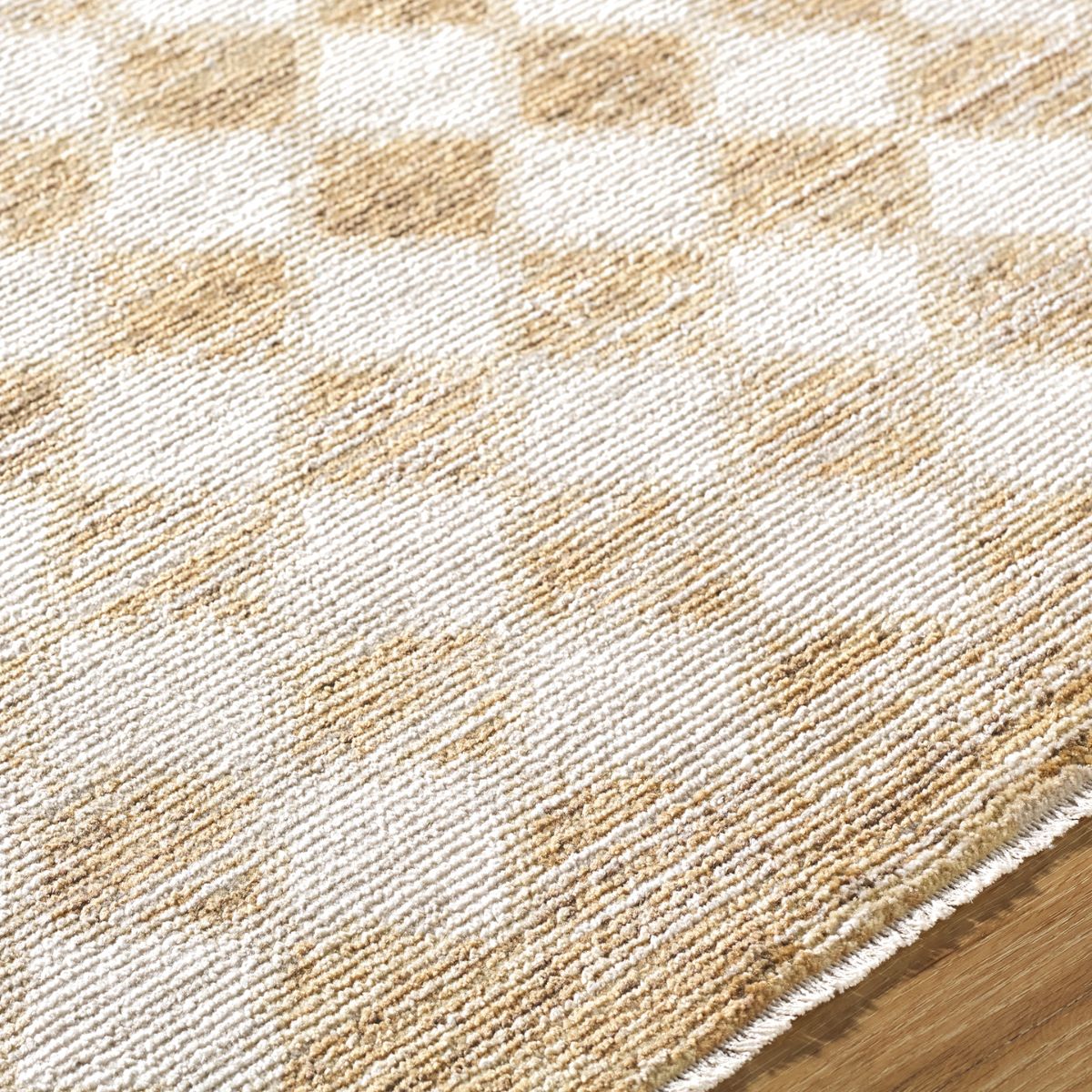 Surya Livabliss Myrtle Avenue V Galey Alix Geometric Diamond Fringe Rug