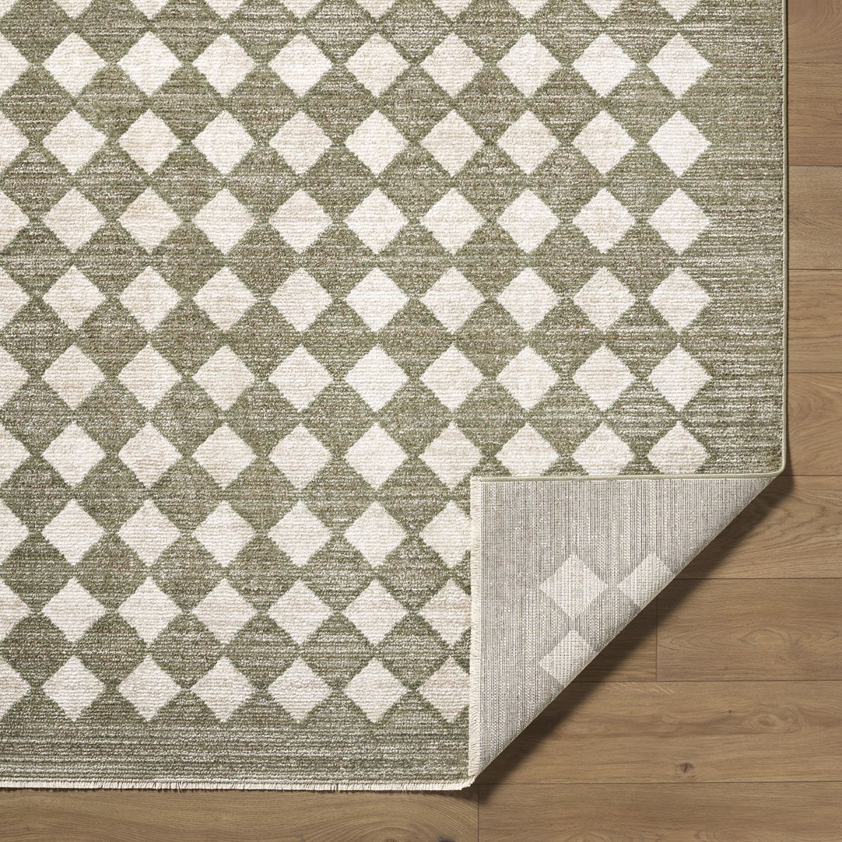 Surya Livabliss Myrtle Avenue V Galey Alix Geometric Diamond Fringe Rug