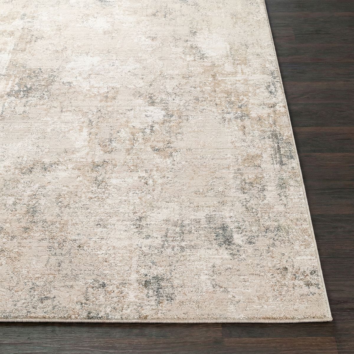Surya Livabliss Nathan Abstract Modern Marble Fringe Rug