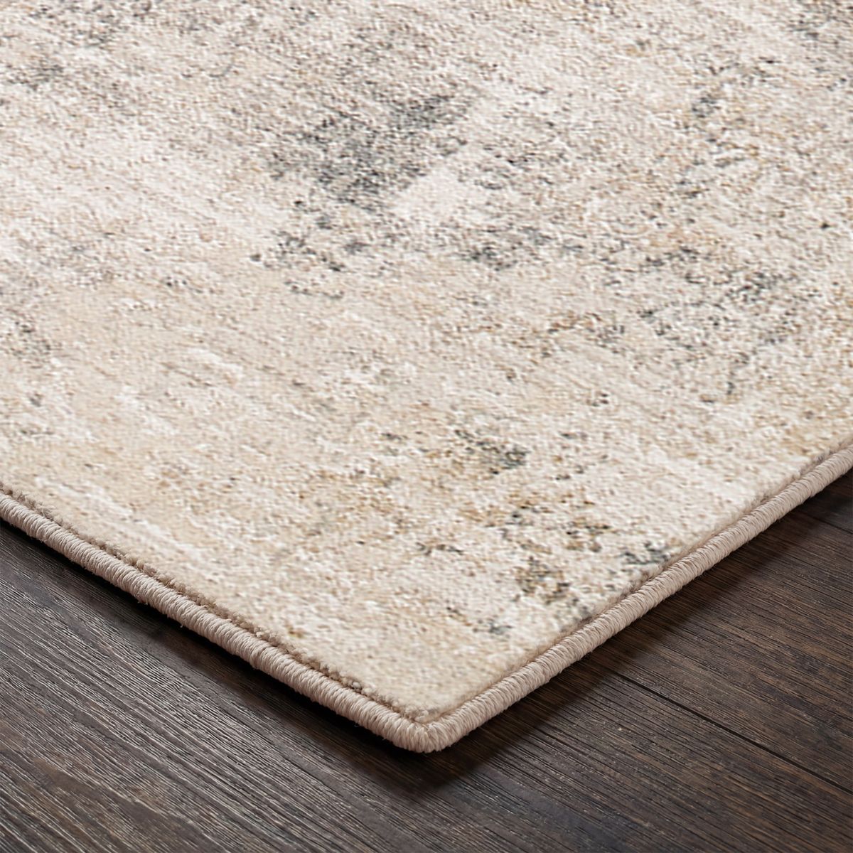 Surya Livabliss Nathan Abstract Modern Marble Fringe Rug