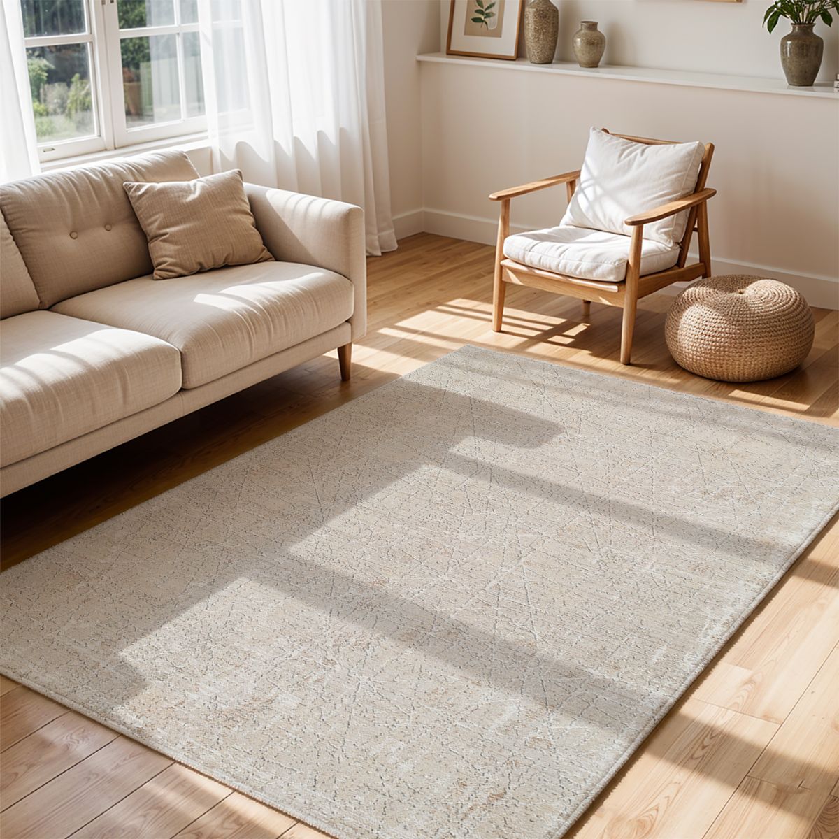 Surya Livabliss Nathan Modern Graphic Fringe Rug