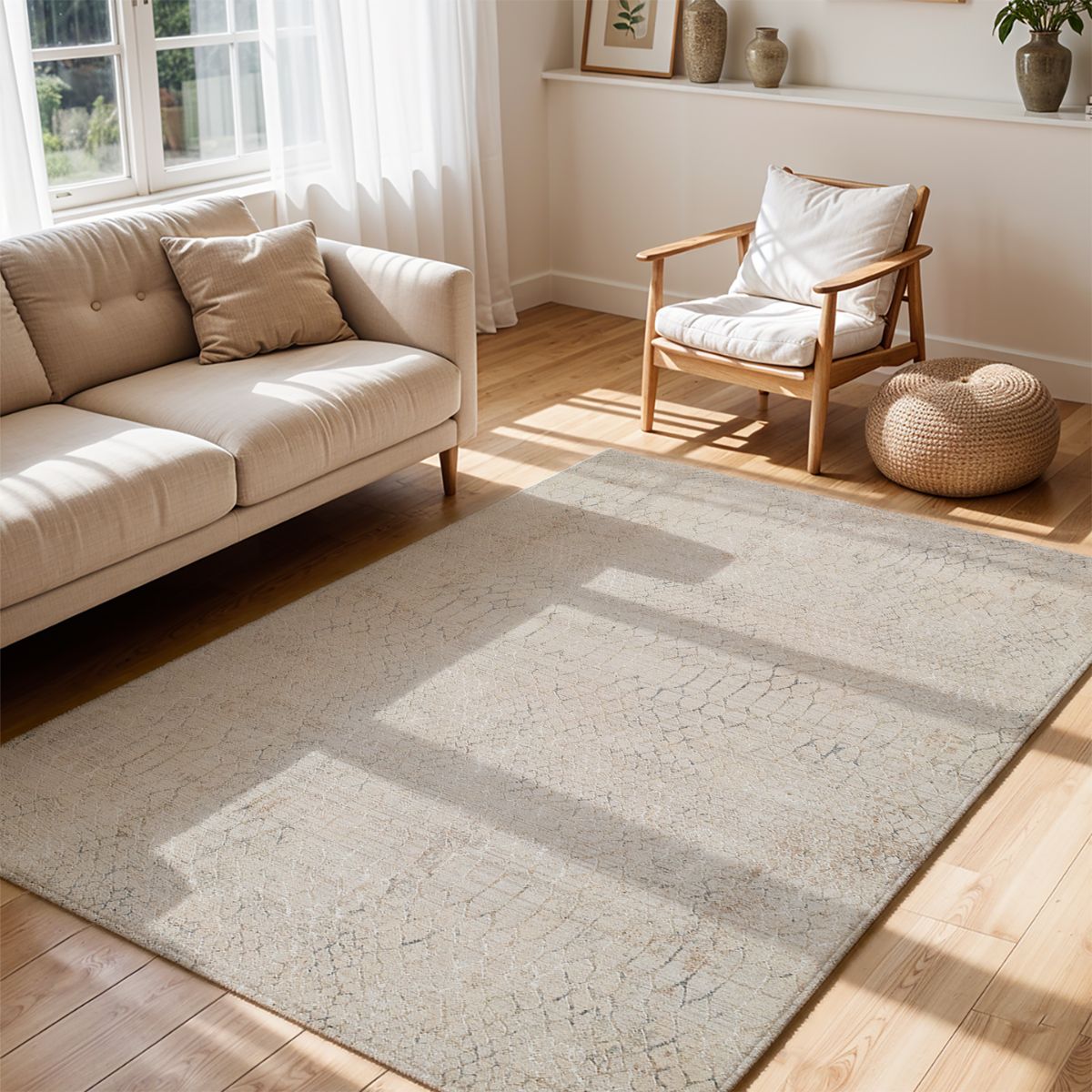 Surya Livabliss Nathan Modern Graphic Fringe Rug