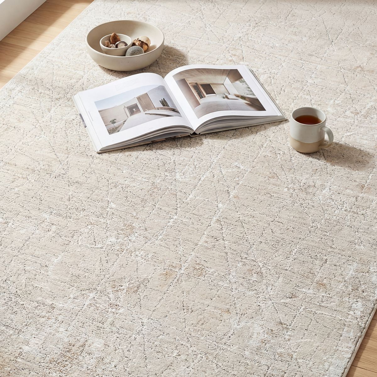 Surya Livabliss Nathan Modern Graphic Fringe Rug
