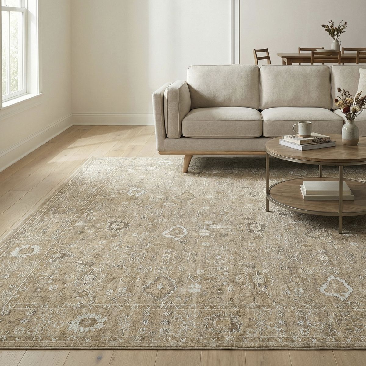 Surya Livabliss Penny Becki Owens Vintage Traditional Vintage Boho Fringe Rug
