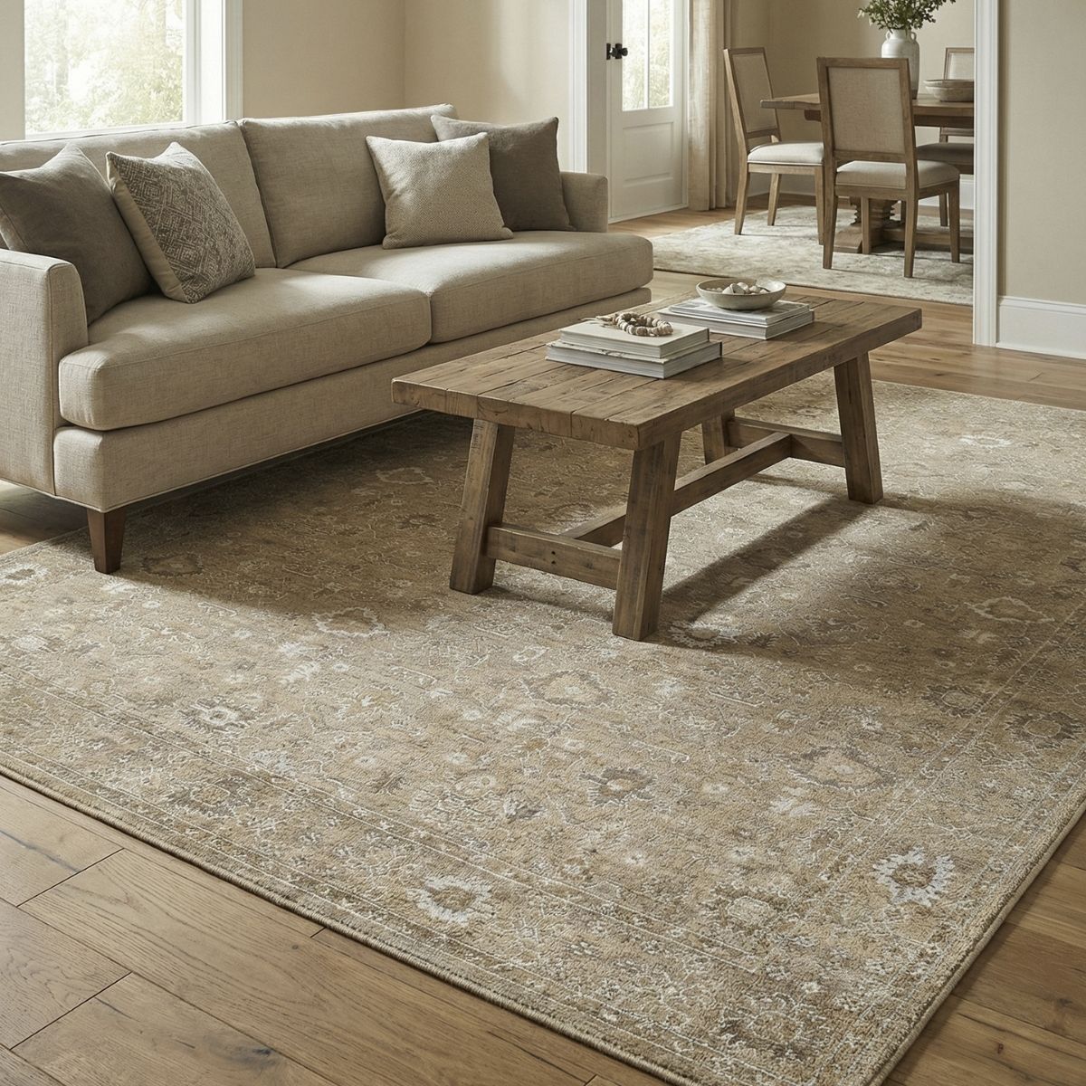 Surya Livabliss Penny Becki Owens Vintage Traditional Vintage Boho Fringe Rug