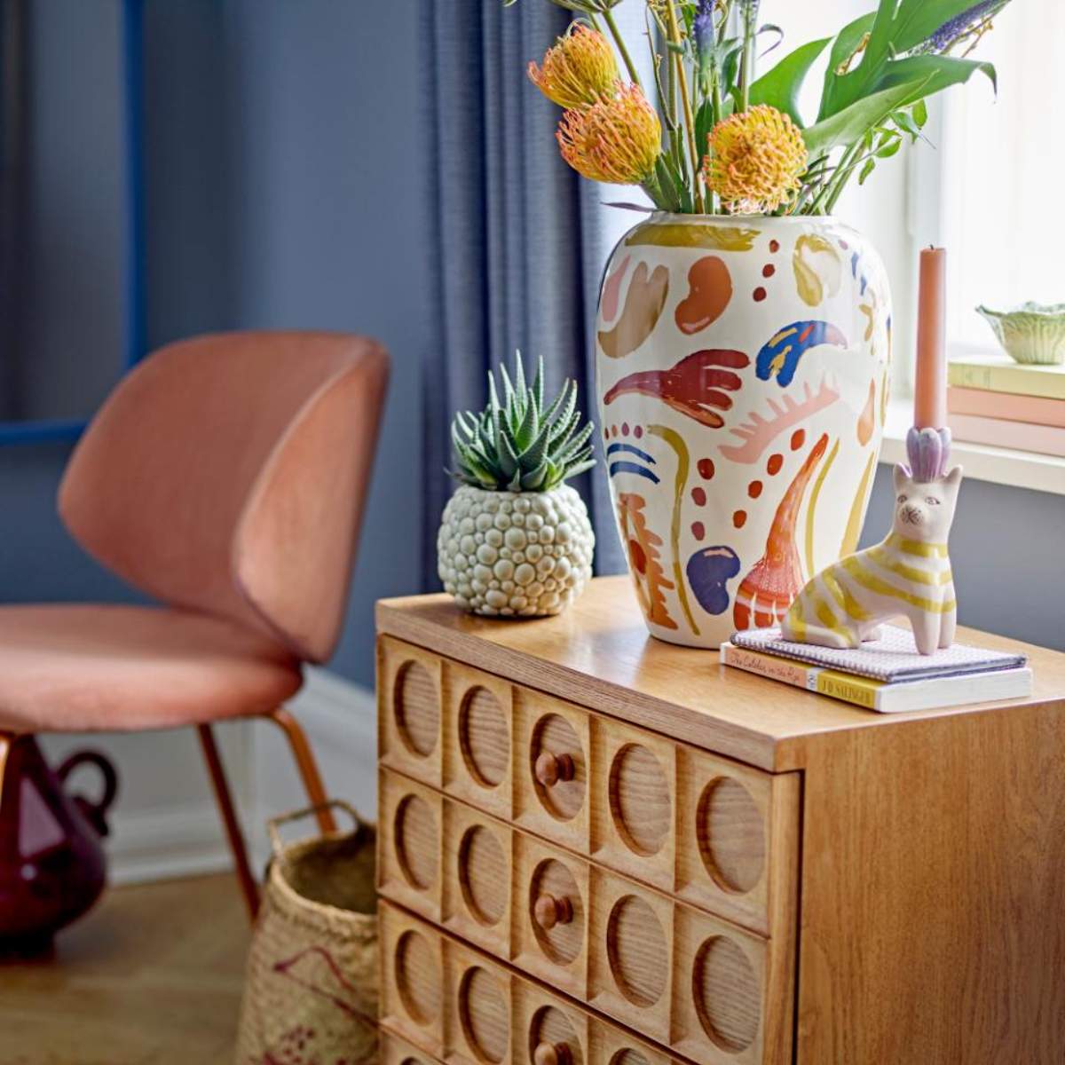 Bloomingville Susannah Flowerpot, Nature, Stoneware