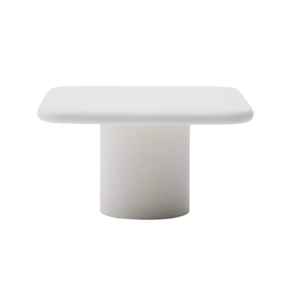 Kave Home Addaia White Cement Table – 135 x 135 cm