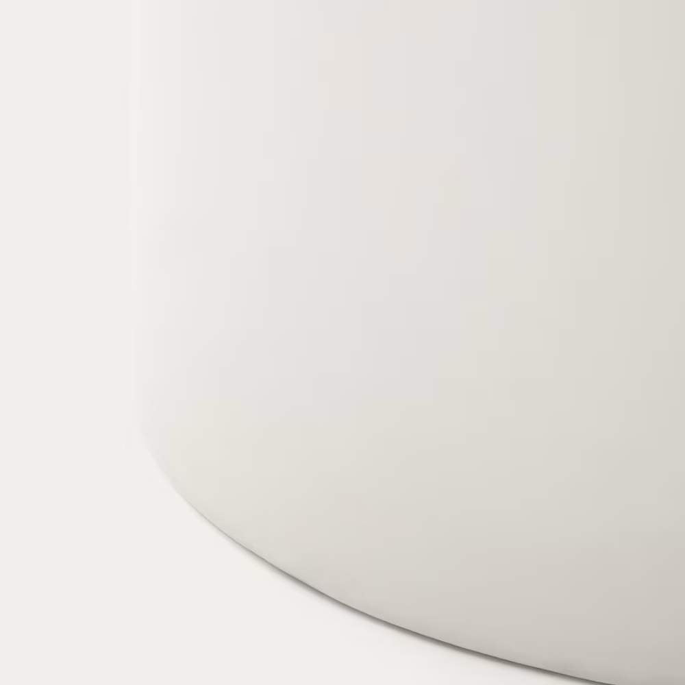 Kave Home Addaia White Cement Table – 135 x 135 cm