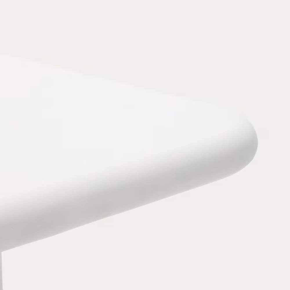 Kave Home Addaia White Cement Table – 135 x 135 cm