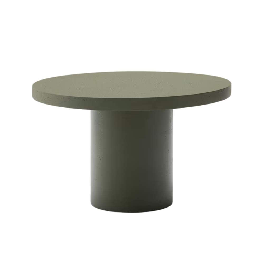 Kave Home Aiguablava Green Cement Round Table Ø120cm