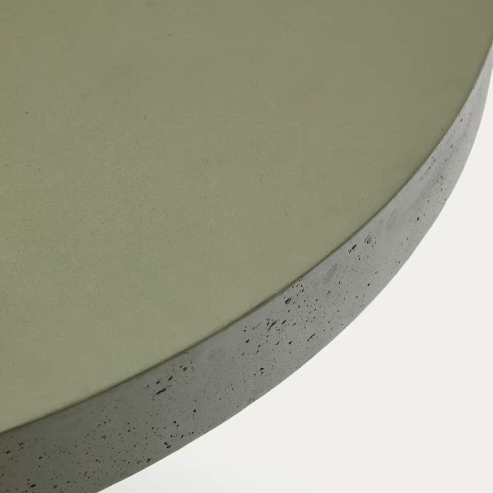 Kave Home Aiguablava Green Cement Round Table Ø120cm