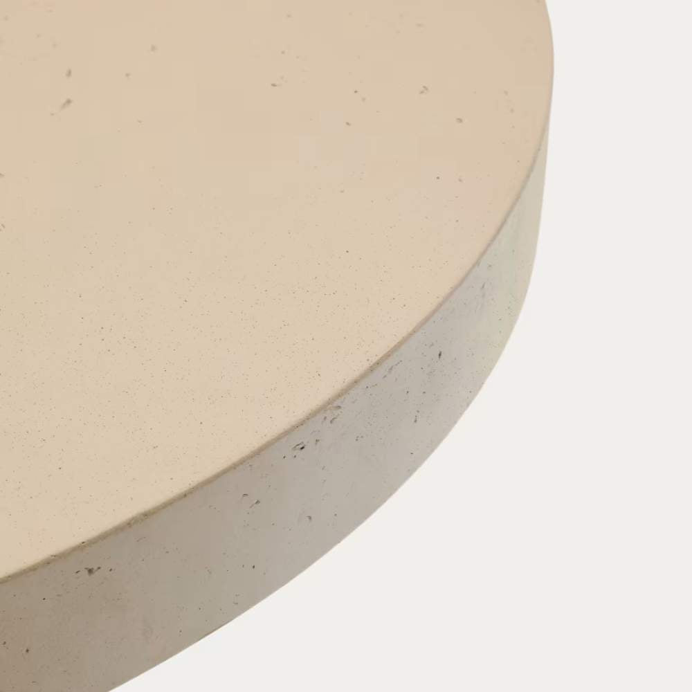 Kave Home Aiguablava Beige Cement Round Table Ø120cm