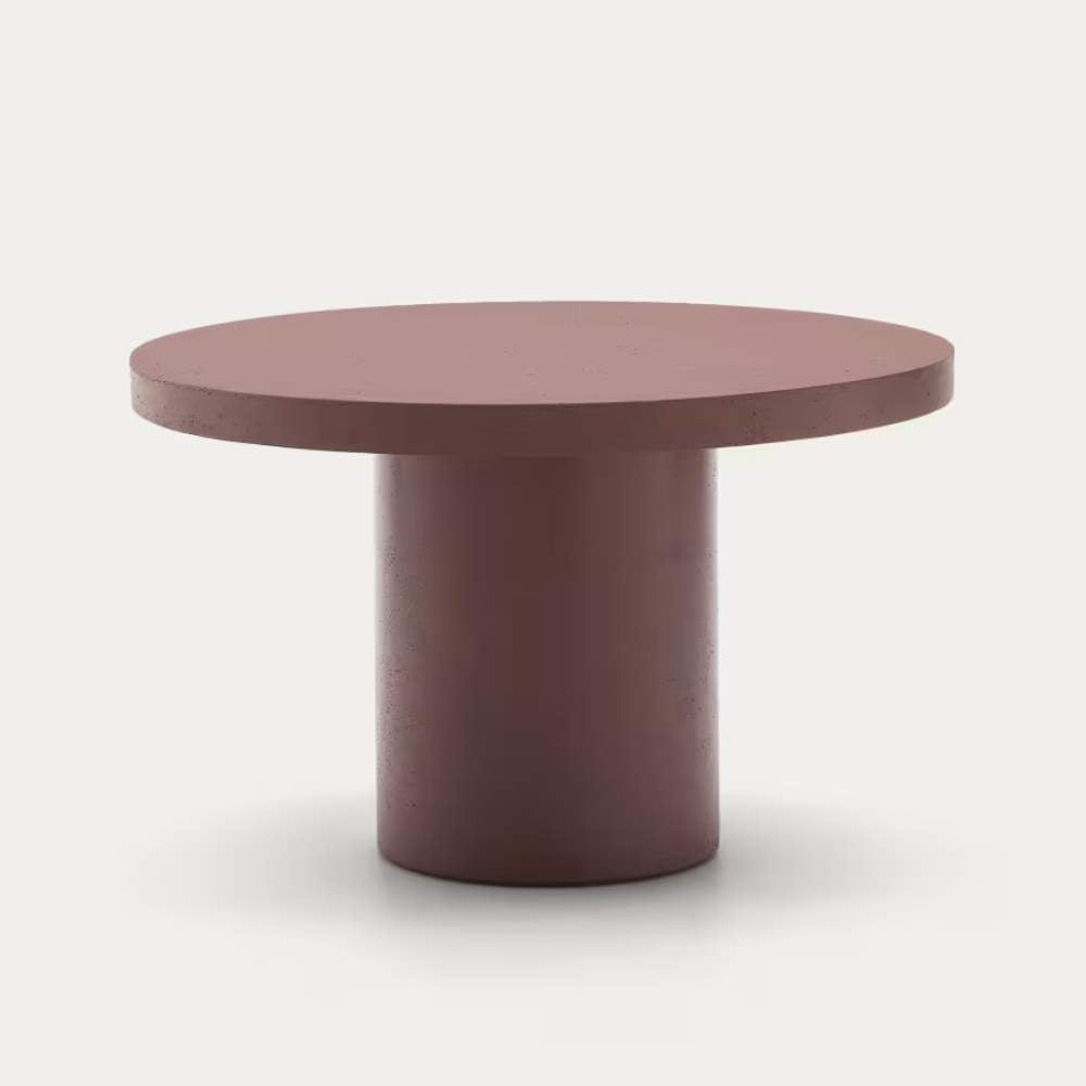Kave Home Aiguablava Terracotta Cement Round Table Ø120cm