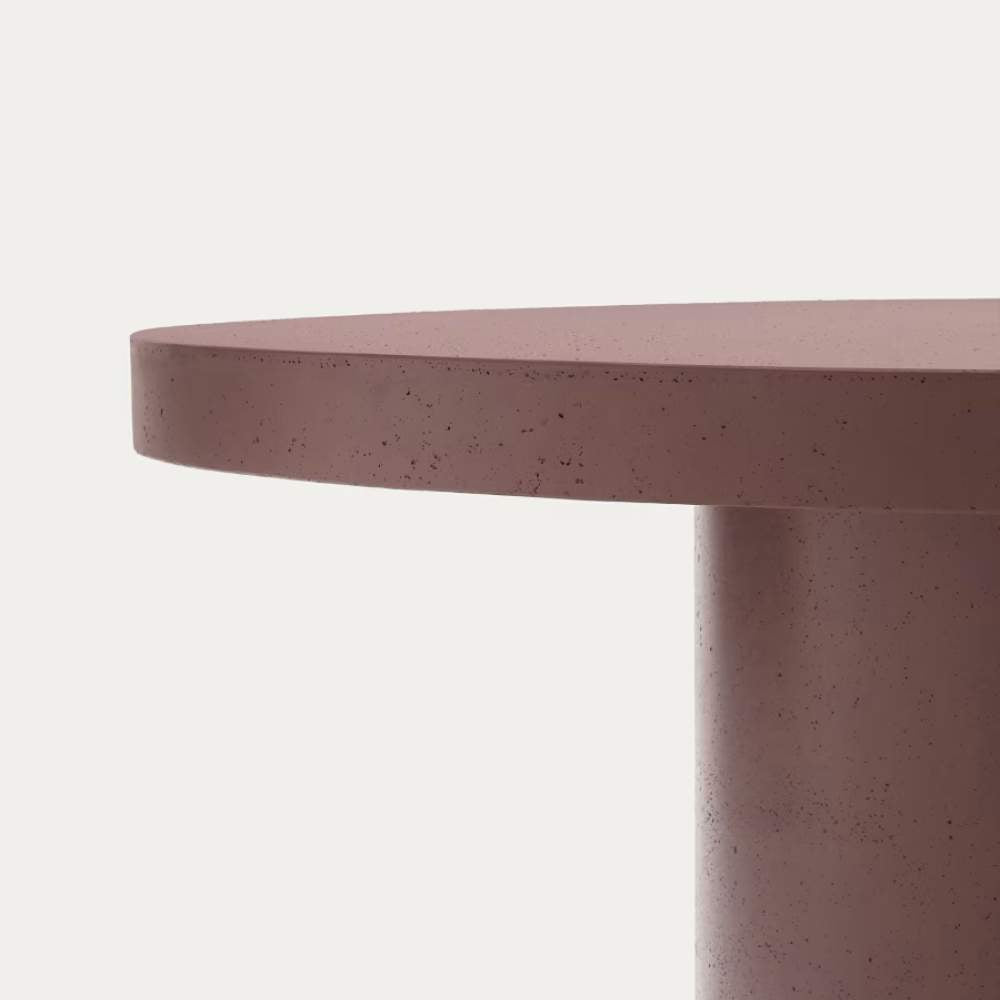 Kave Home Aiguablava Terracotta Cement Round Table Ø120cm