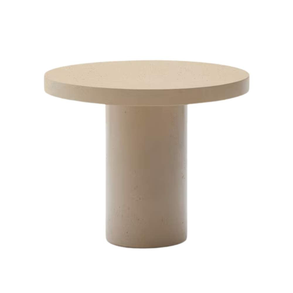 Kave Home Aiguablava Beige Cement Round Table Ø90cm