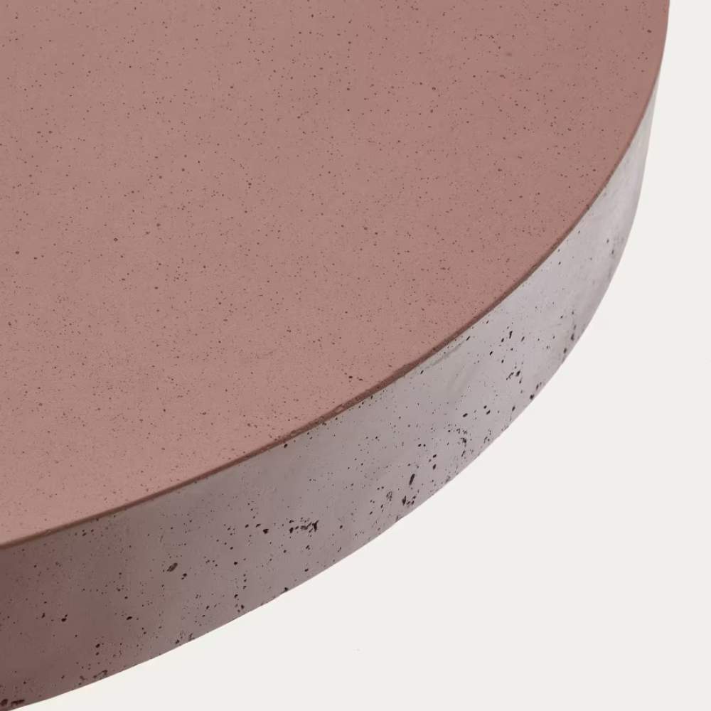 Kave Home Aiguablava Terracotta Cement Round Table Ø90cm
