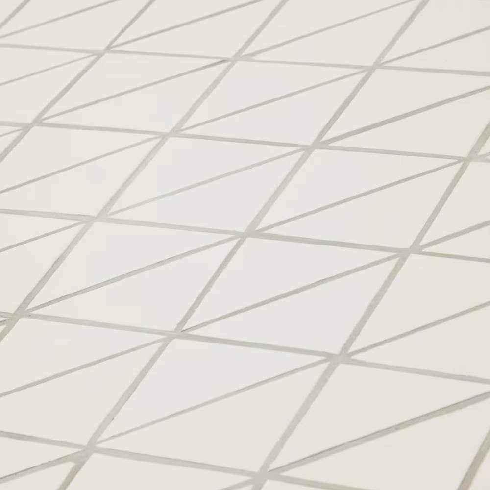 Kave Home Maurina Outdoor Table – Green Galvanized Steel with Ecru Tiles, 223 x 101 cm